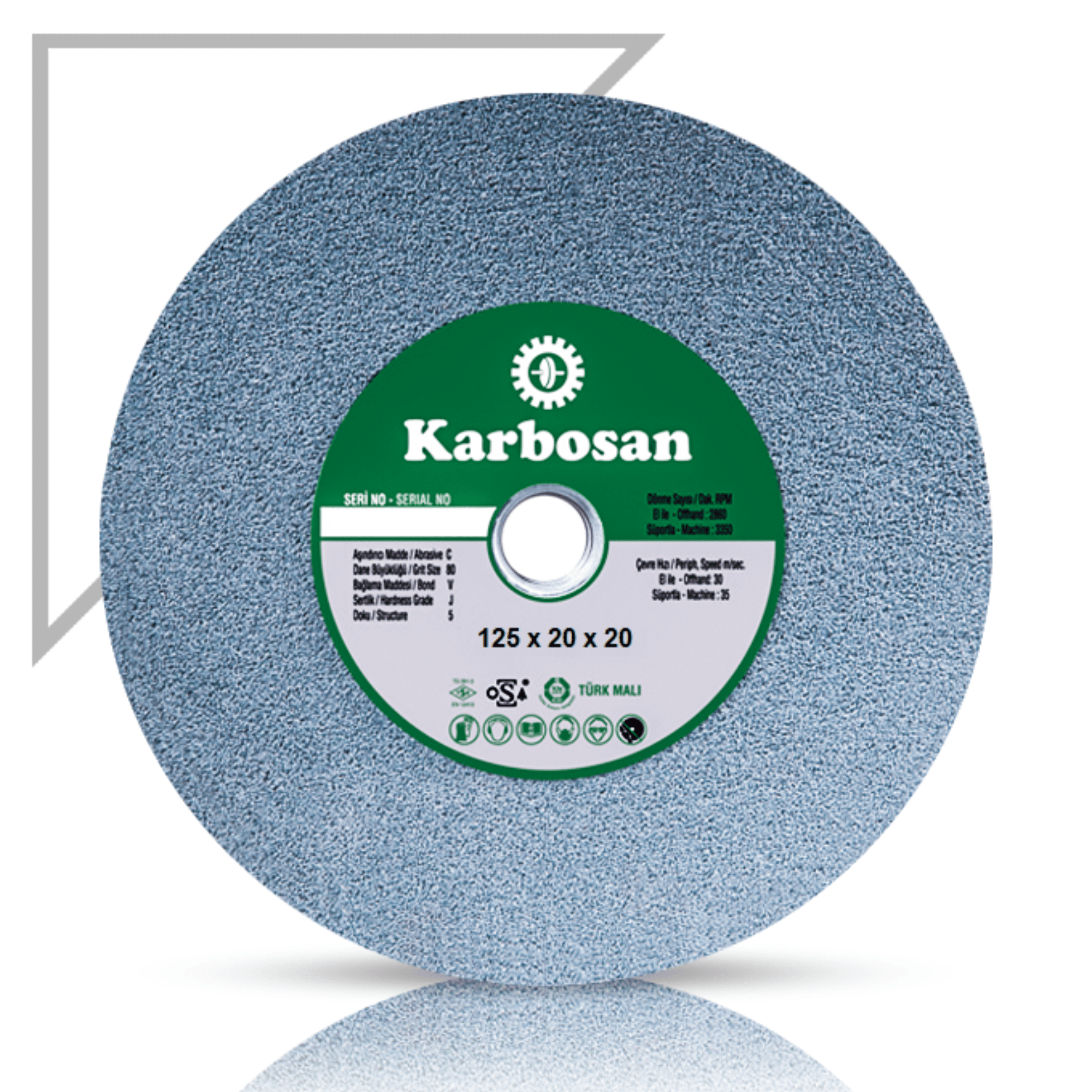 KARBOSAN 250X32X25 ELMAS ZIMPARA TAŞI SCG (920550)